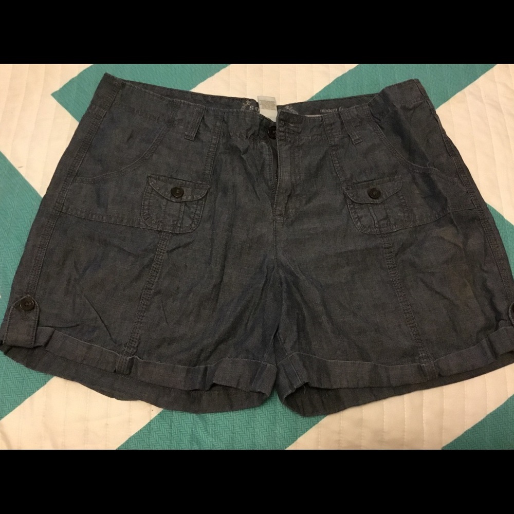 Denim shorts